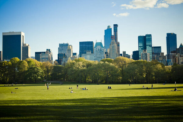Central Park on Manhattan Island