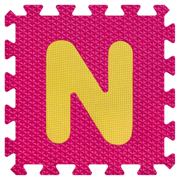 Letter N — Stock Photo, Image