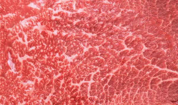 Steak de bœuf marbré frais Isolé sur fond blanc — Photo