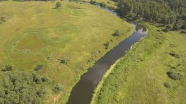 Uçan Nehri. Hava video.