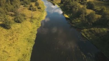 Uçan Nehri. Hava video.