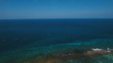 Su yüzeyi hava görüntüsü.