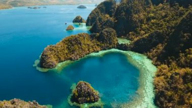 Kayangan Gölü, Filipinler, Coron Palawan Beautyful lagoon.