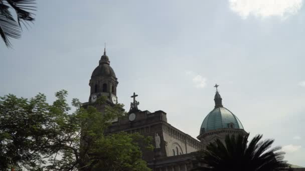 Catedral de Manila, Intramuros. — Vídeos de Stock