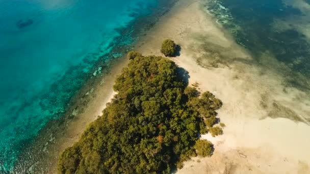 Vista aérea bela ilha tropical. Filipinas . — Vídeo de Stock