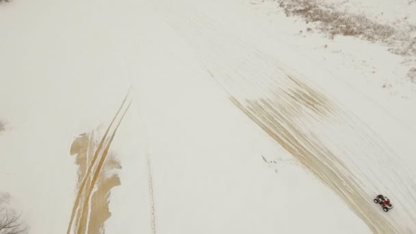 Course hors route hivernale .