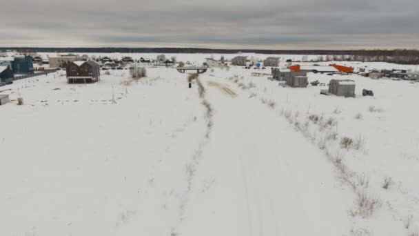 Взимку позашляхових гоночних . — стокове відео