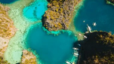 Kayangan Gölü, Filipinler, Coron Palawan Beautyful lagoon.