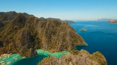 Kayangan Gölü, Filipinler, Coron Palawan Beautyful lagoon.