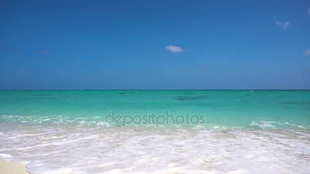 Bella spiaggia sull'isola tropicale . — Video Stock