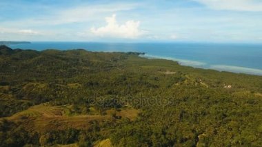 Denize yakın kıyı kenti. Filipinler, Bohol.