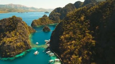 Kayangan Gölü, Filipinler, Coron Palawan Beautyful lagoon.