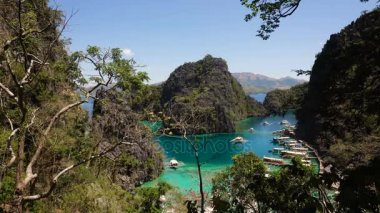 Kayangan Gölü, Filipinler, Coron Palawan Beautyful lagoon.