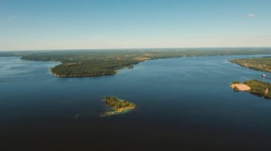 Alanın, göl hava View.Landscape.
