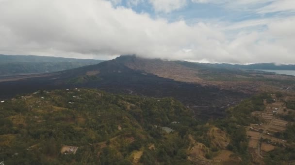 Ηφαίστειο Batur, Μπαλί, Ινδονησία. — Αρχείο Βίντεο