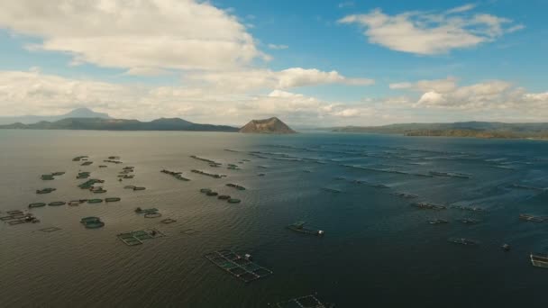 Taal Volcano, Tagaytay, Philippines. — Stock Video