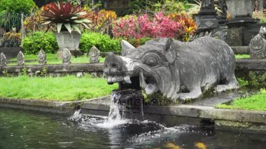 Bali 'deki Tirta Gangga. Hindu tapınağı.
