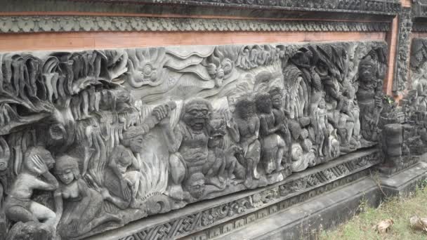 Hindoe tempel op Bali. — Stockvideo