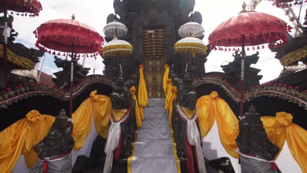 Templo hindú en el Bali. — Vídeos de Stock