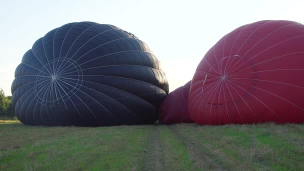 Hot air balloon — Stock Video