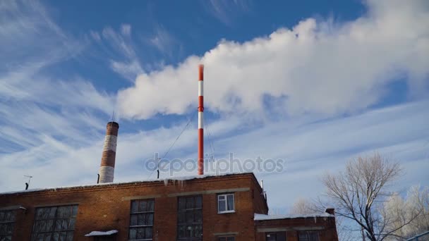 Hőerőmű, kazánház. — Stock videók