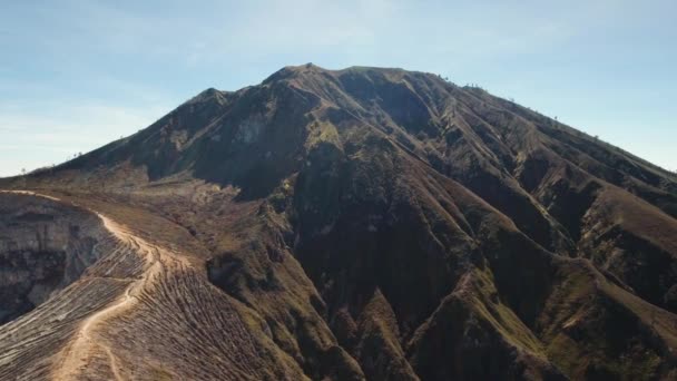 Bergslandskap Jawa ön, Indonesien. — Stockvideo