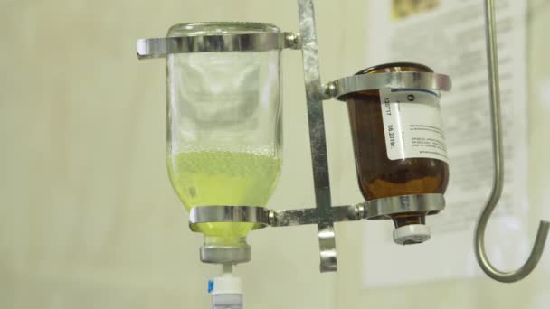 Přístroje pro intravenózní injekce — Stock video