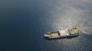 Tekne, deniz Gilimanuk feribot. Bali, Endonezya.