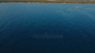 Su yüzeyi hava görüntüsü. Bali..