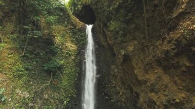 Güzel tropik şelale. Bali, Endonezya.