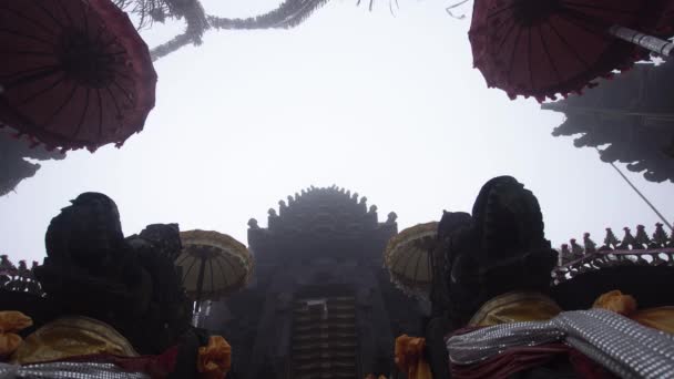 Hindu templom a Balin.. — Stock videók