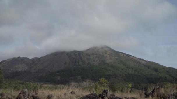 Batur vulkan, Bali, indonesien. — Stockvideo