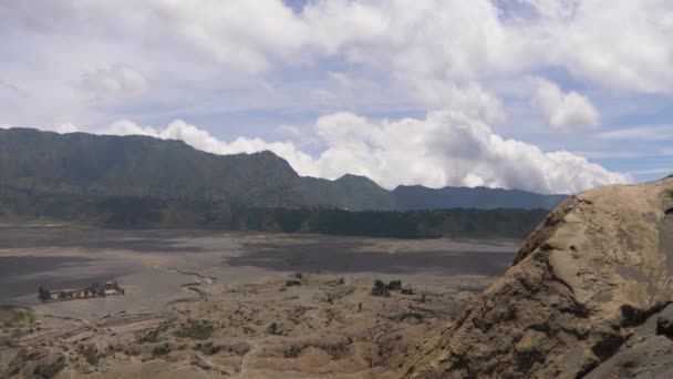 Bergslandskap. Jawa island, Indonesien. — Stockvideo