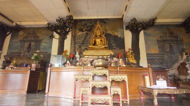 Buda heykeli Tapınağı Bali Adası