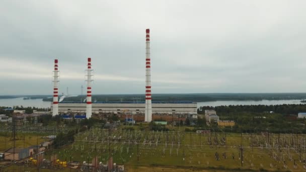 Central hidroeléctrica — Vídeos de Stock