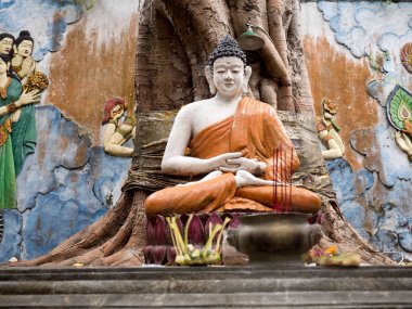 Buda heykeli Tapınağı Bali Adası
