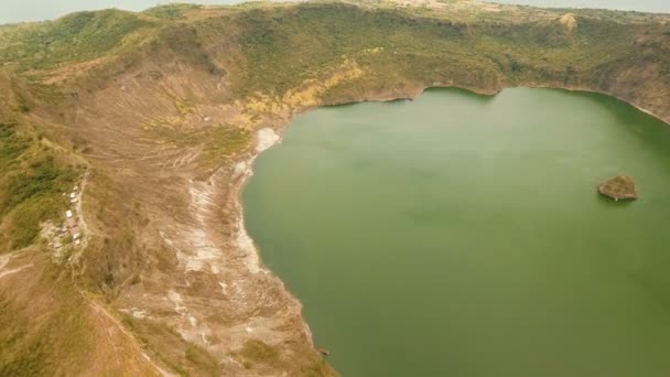 Taal vulkán, Tagaytay, Fülöp-szigetek. — Stock videók