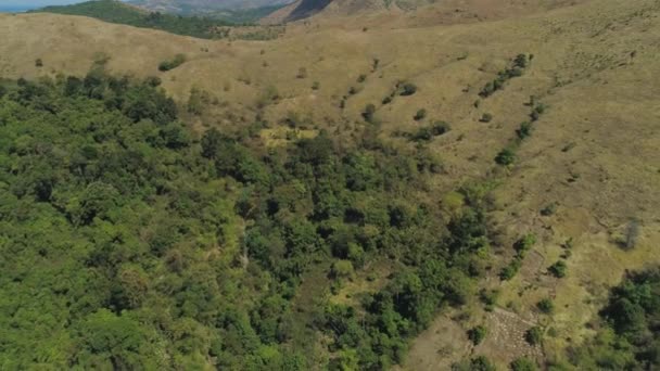 Paesaggio montano con valle isola di Luzon, Filippine . — Video Stock