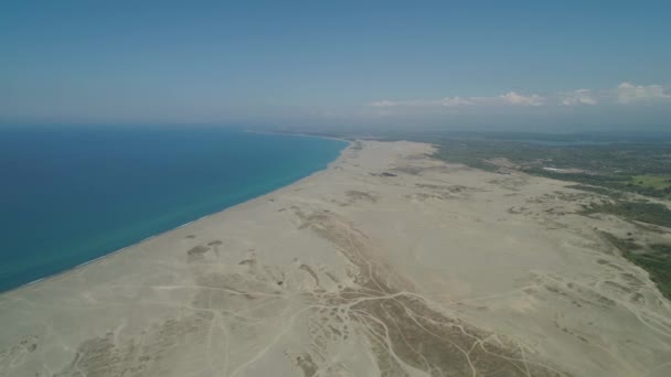 Paoay Sand Dunes, Ilocos Norte, Filipinas. — Vídeo de stock