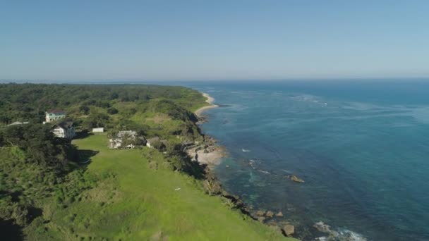Paysage marin avec plage et mer. Philippines, Luçon
