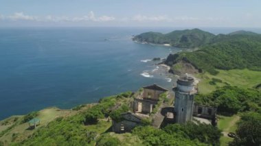 Cape engano yılında deniz feneri. Filipinler, Palau Island.