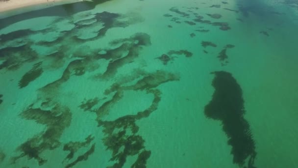 Paisaje marino con playa y mar. Filipinas, Luzón. — Vídeo de stock