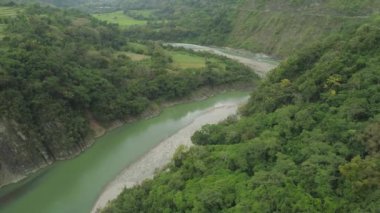 Filipinler 'deki Dağ Bölgesi.