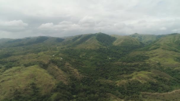 Bergprovinz auf den Philippinen. — Stockvideo