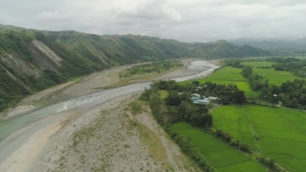 Mountain valley in the Philippines — Stock Video