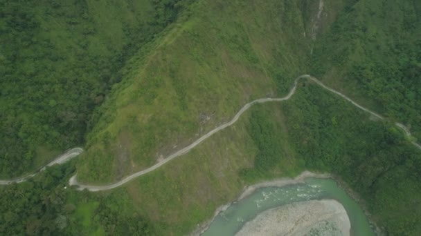 Provincia de montaña en Filipinas. — Vídeos de Stock