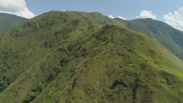 Bergprovincie in de Filipijnen. — Stockvideo