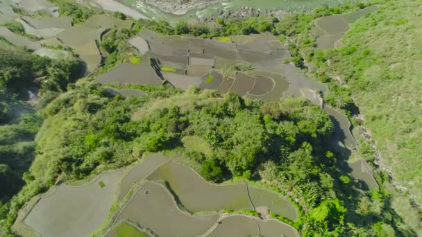 Mountain landscape in Philippines, Luzon. — Stock Video