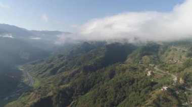 Filipinler 'deki Dağ Bölgesi.