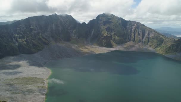 Crater Lake Pinatubo, Filipinas, Luzón. — Vídeos de Stock